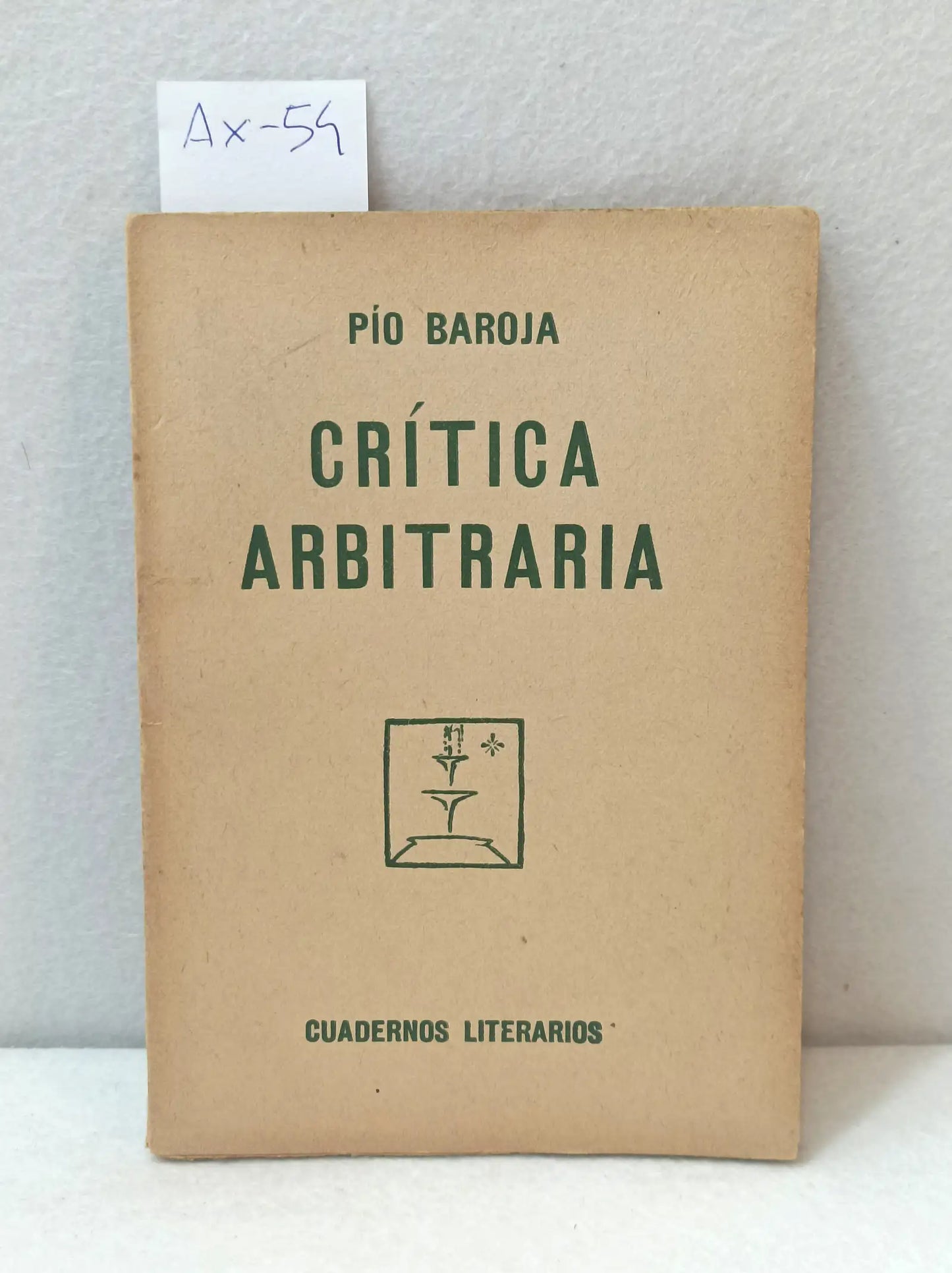Crítica arbitraria.
