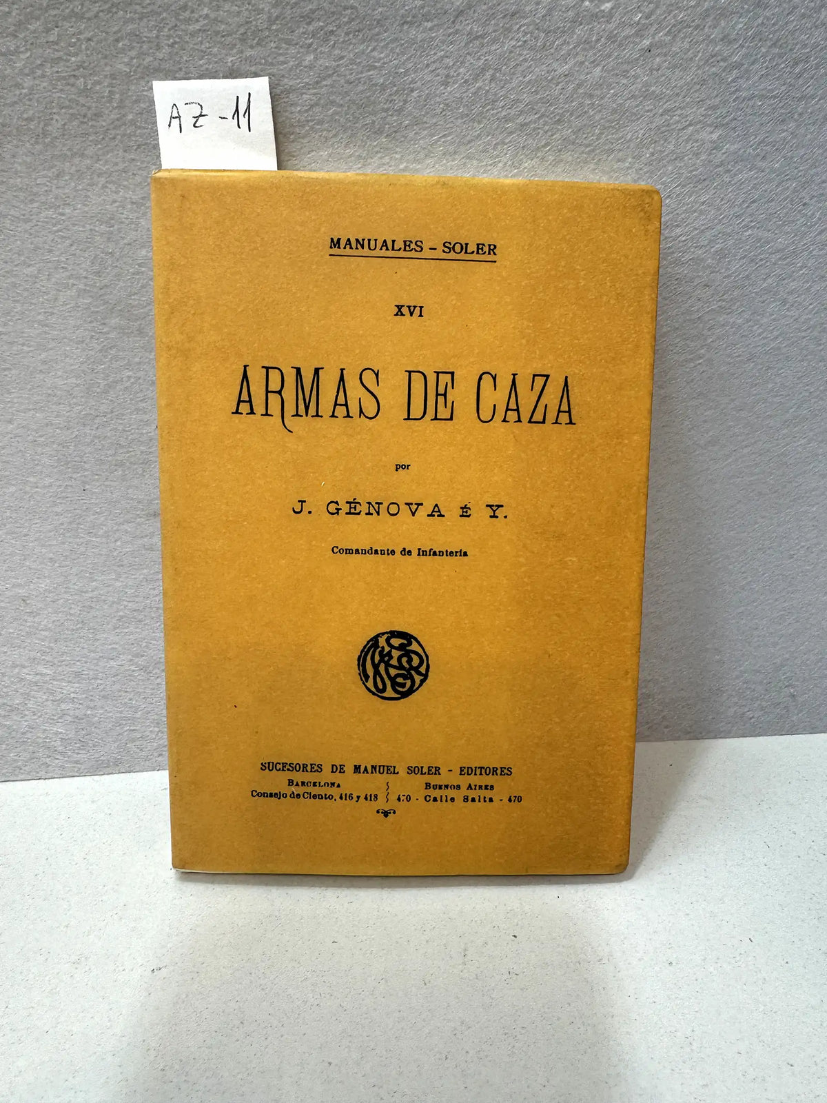 Armas de Caza. — GÉNOVA é Y., J.:
