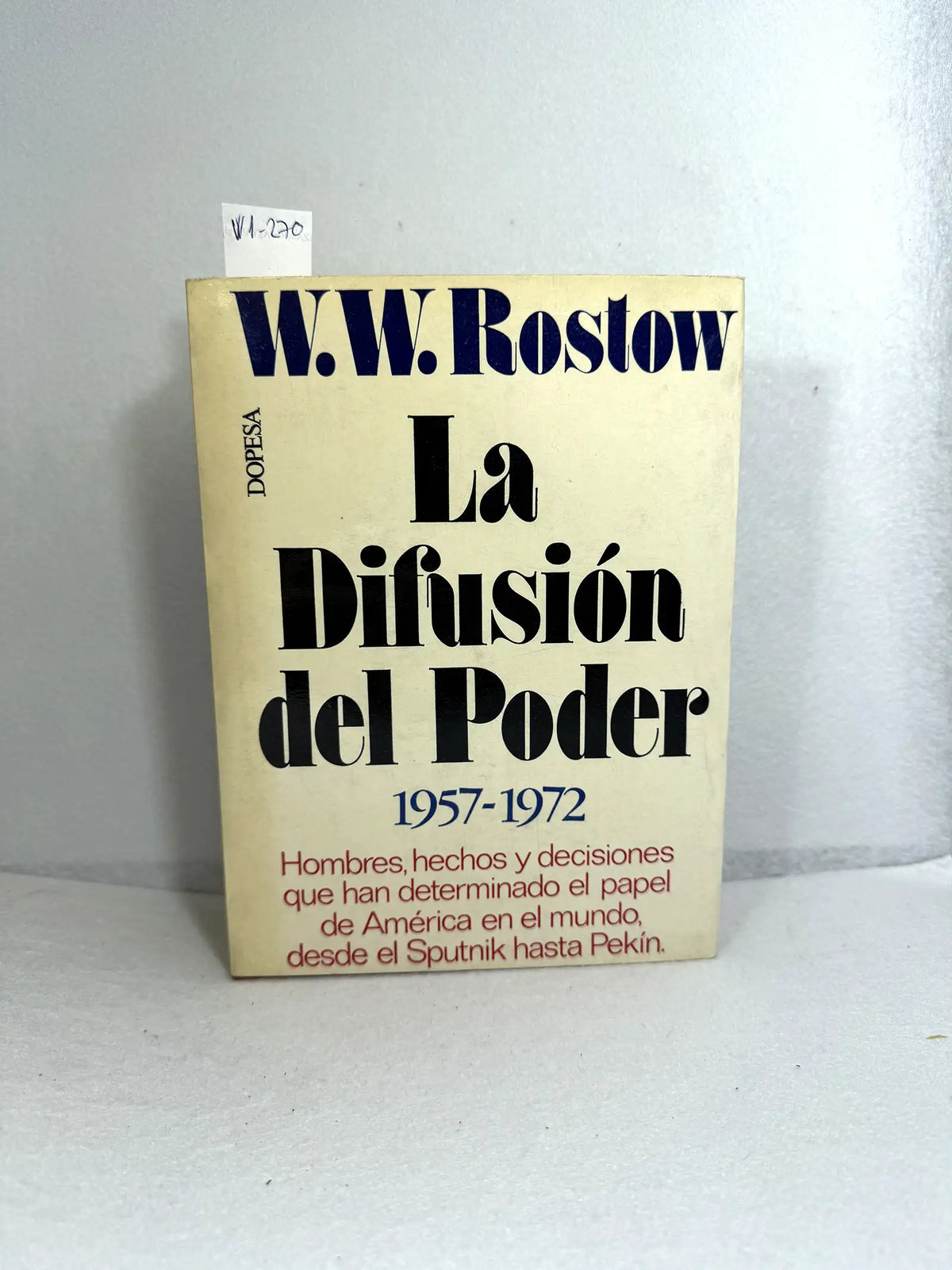 La difusión del poder 1957-1972. — ROSTOW. W.W.