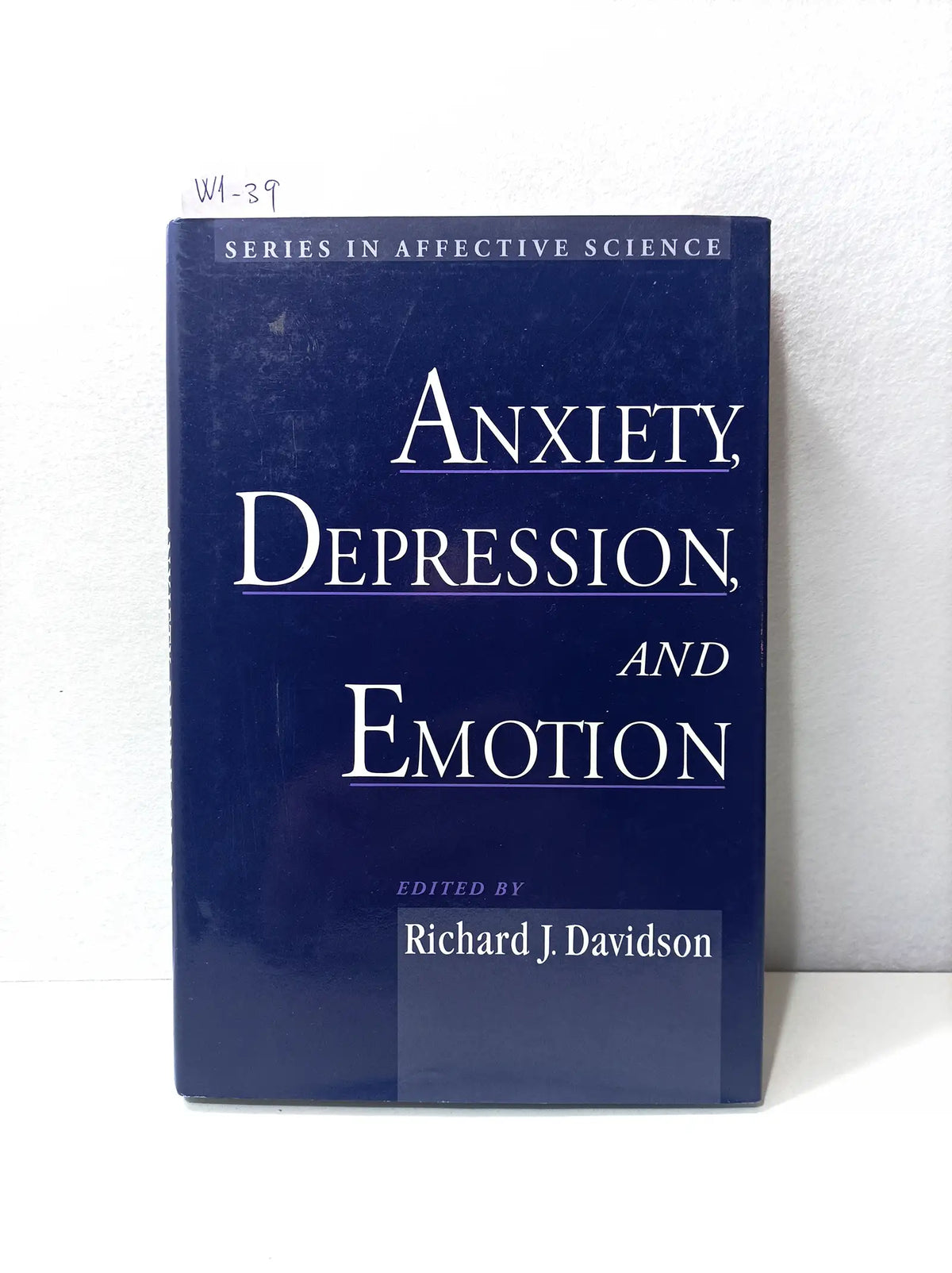 Anxiety, depression and emotion. — DAVIDSON, Richard J.
