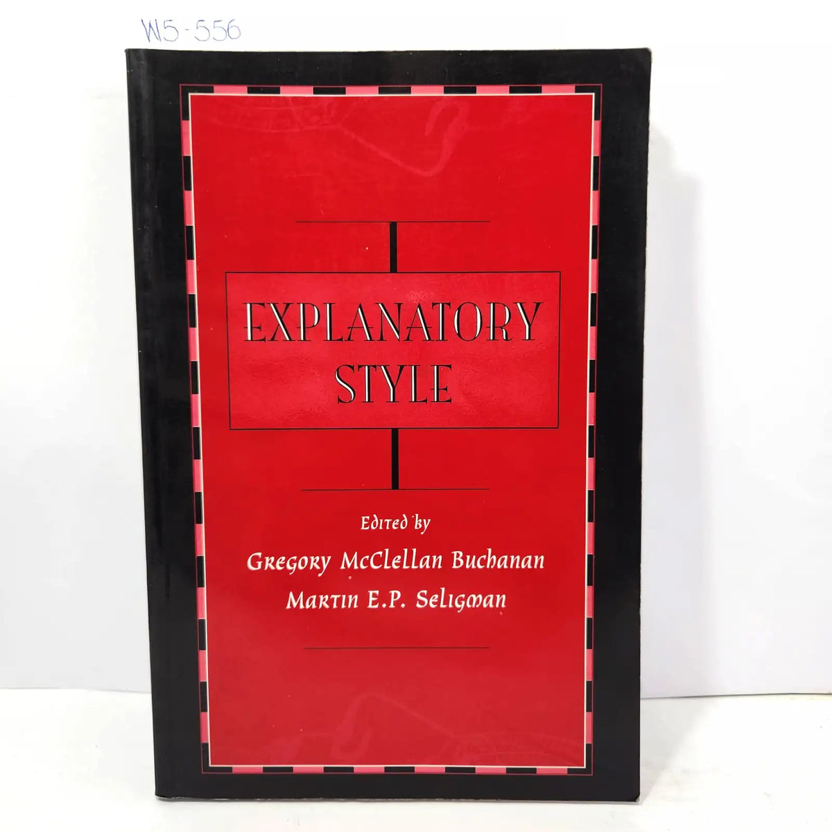 Explanatory style. — BUCHANAN, Gregory McClellan; SELIGMAN, MARTIN E. P.