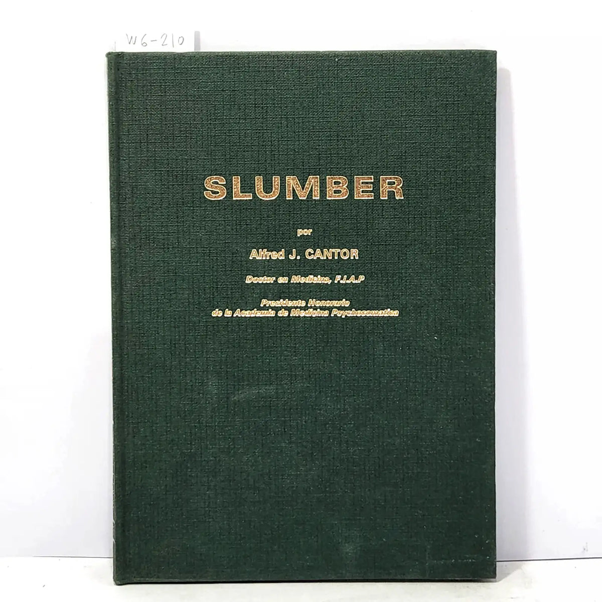 Slumber. — CANTOR, Alfred J.
