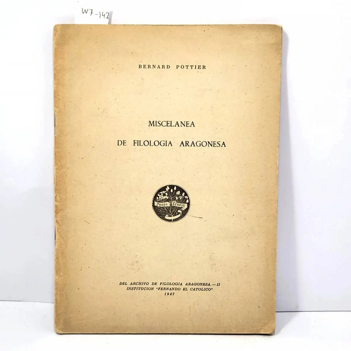 Miscelánea de filología aragonesa.