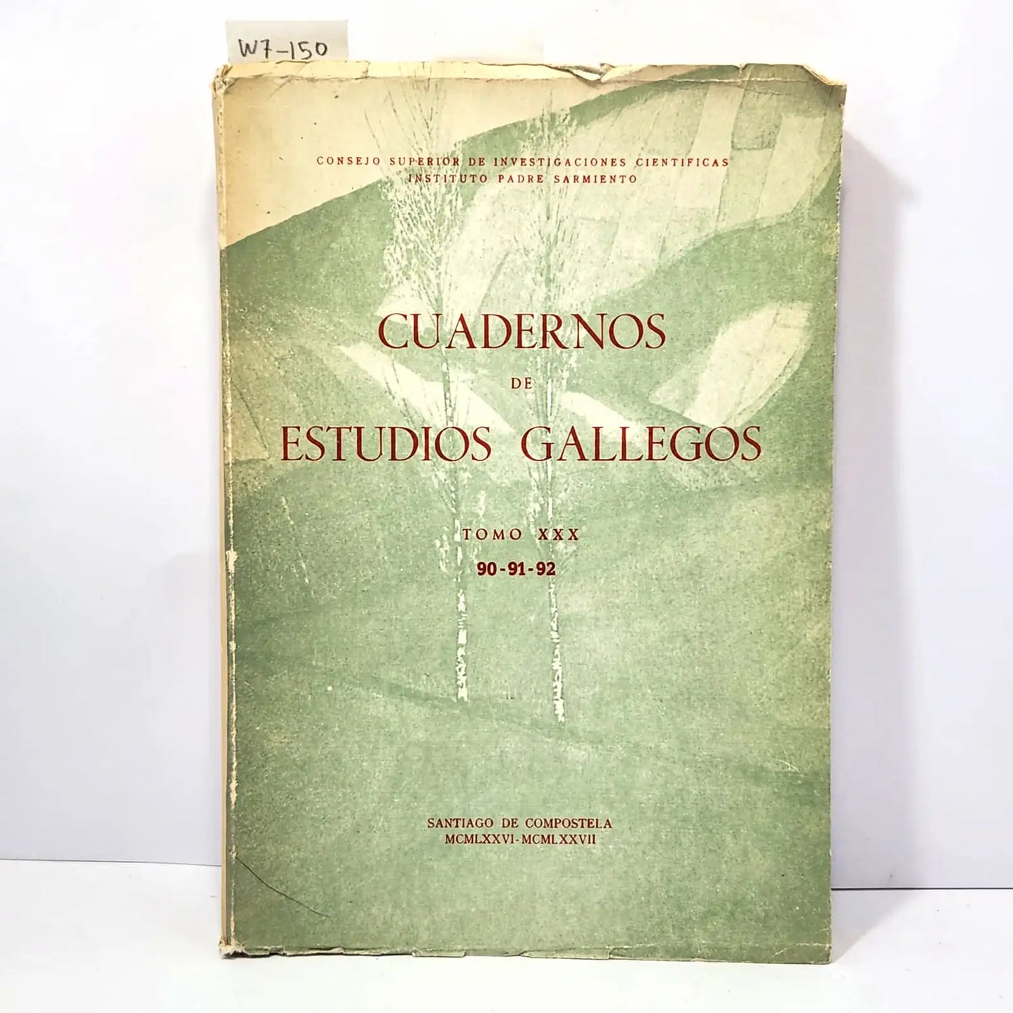 Cuadernos de estudios gallegos. Tomo XXX, Nºs 90-91-92.