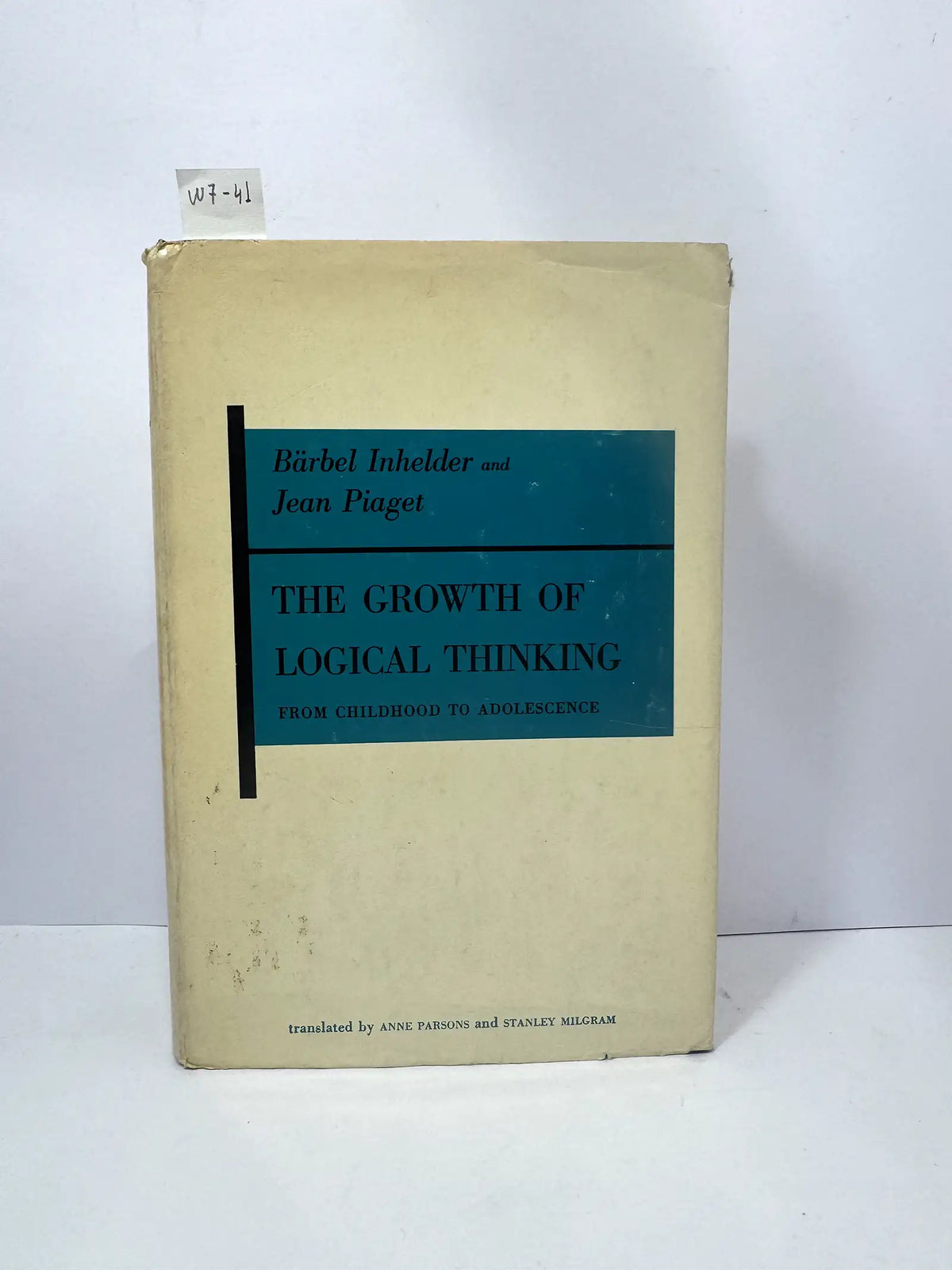 The Growth of logical thinking from childhood to adolescence. — INHELDER, Bürbel; PIAGET, Jean.