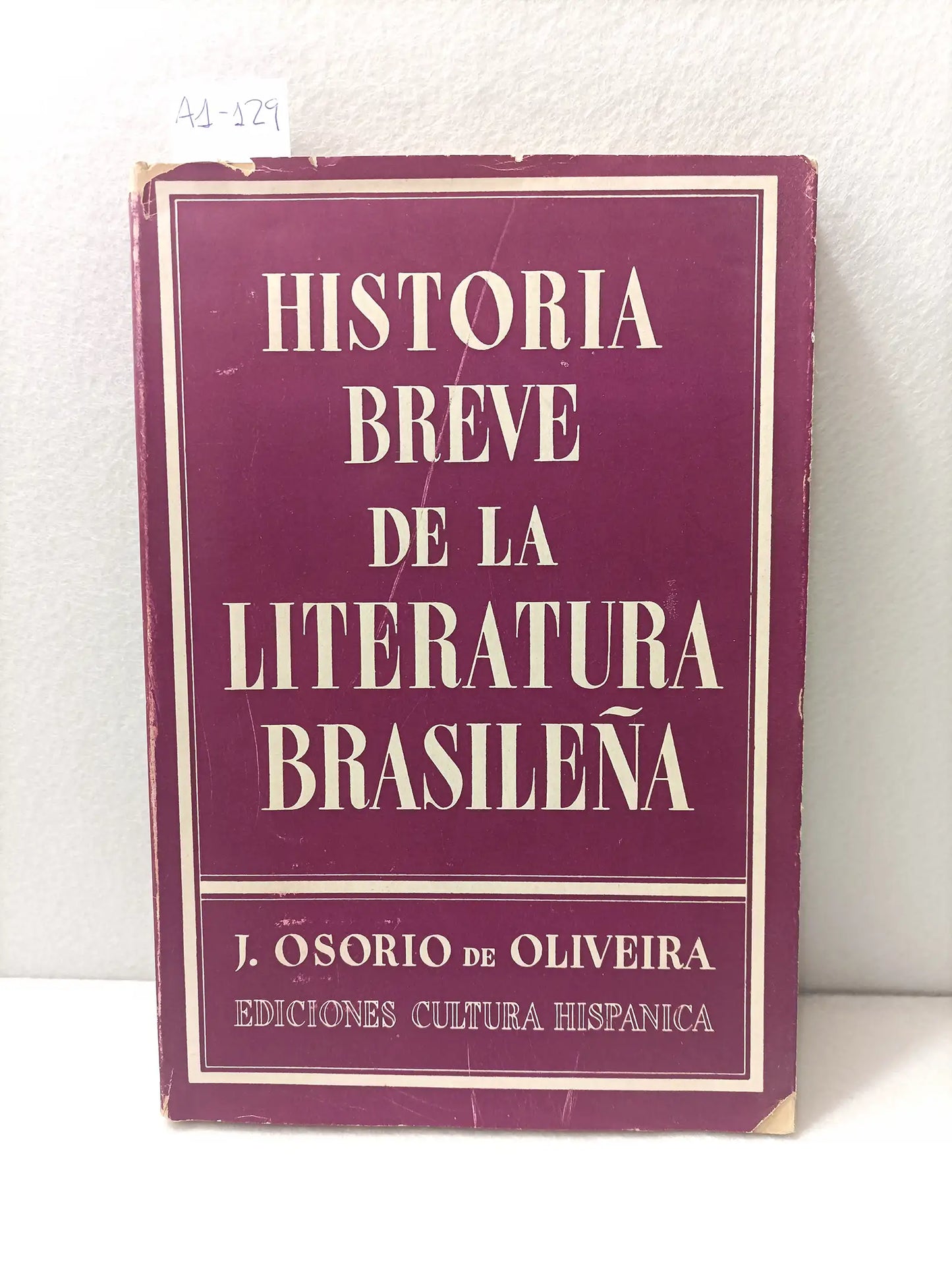 Historia breve de la literatura brasileña.