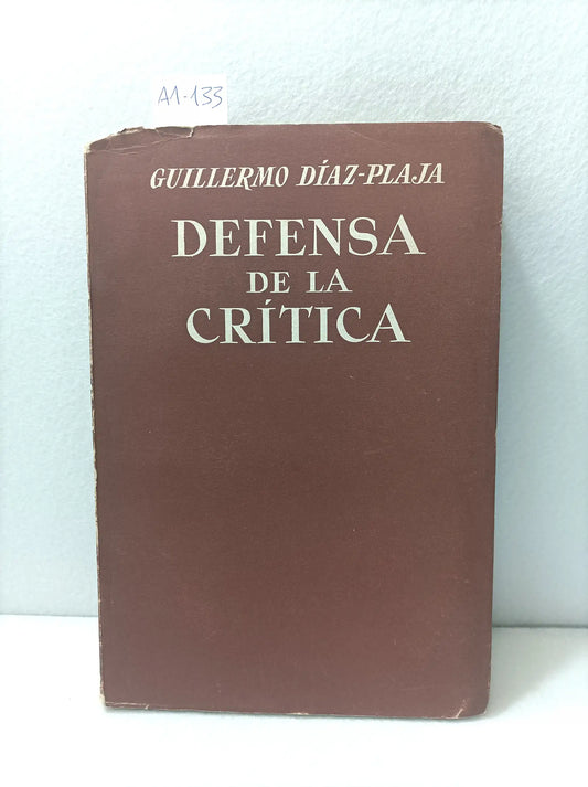 Defensa de la Crítica.