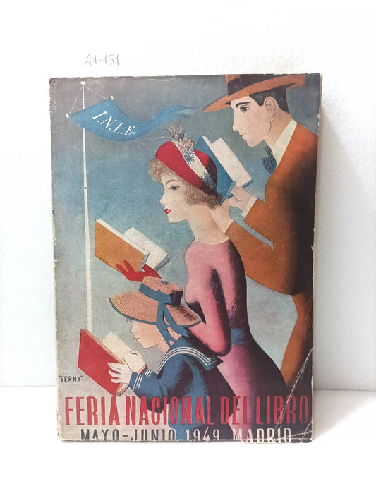 Feria Nacional del Libro, mayo - junio 1949, Madrid.