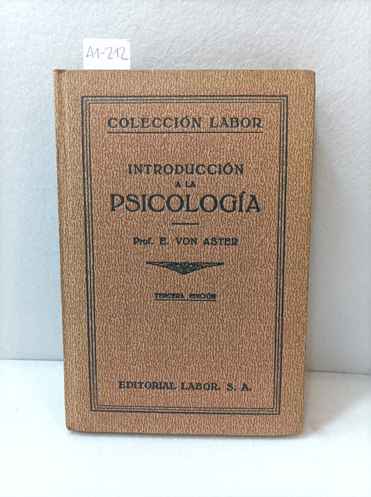 Introducción a la psicología.