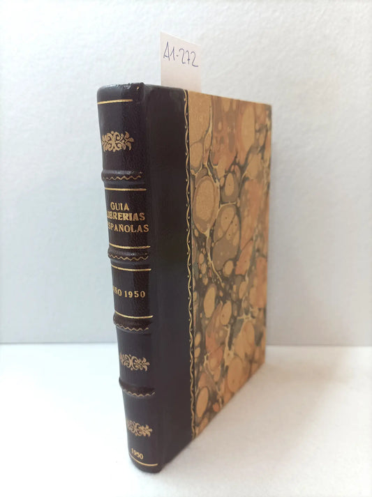 Guía de las editoriales y librerías españolas (año 1950).