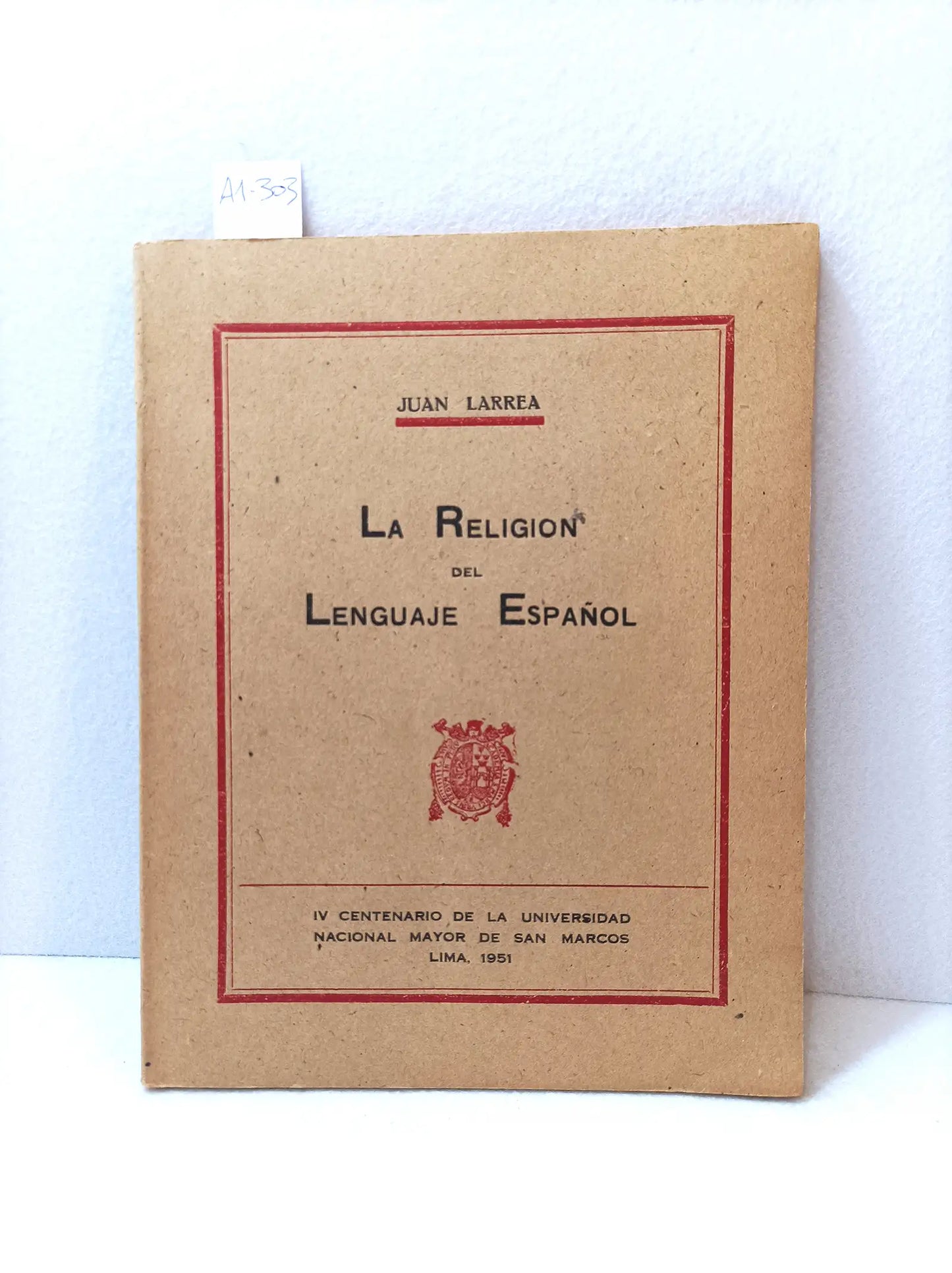 La religión del lenguaje español.