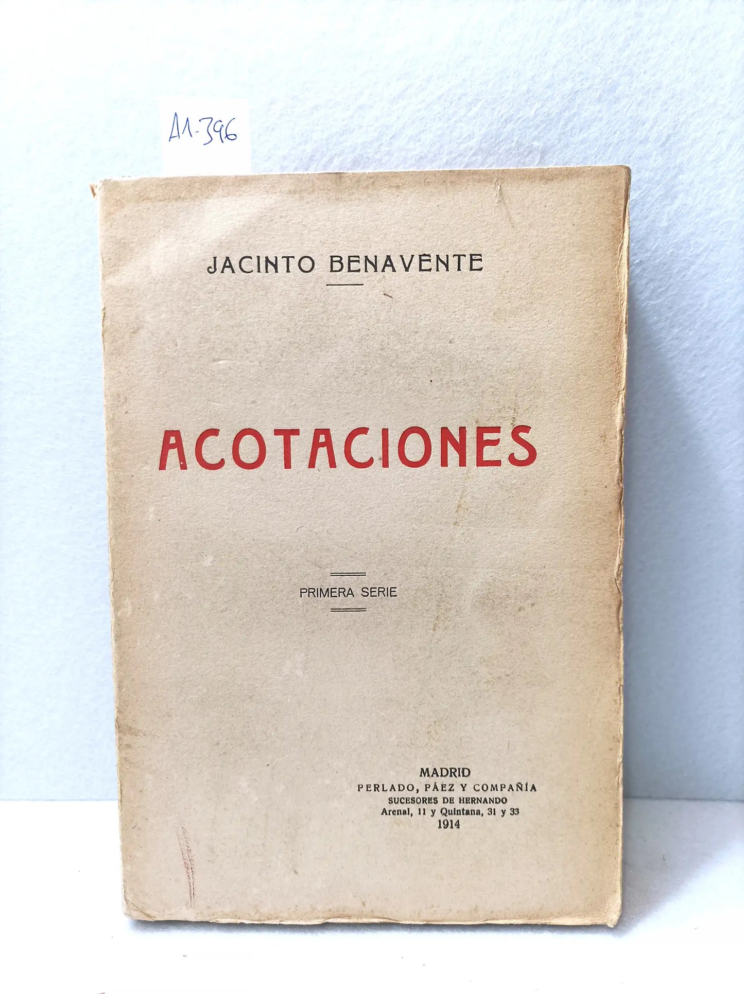 Acotaciones. Primera serie.