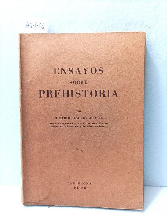 Ensayos sobre prehistoria.