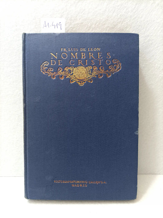 Los nombres de cristo.
