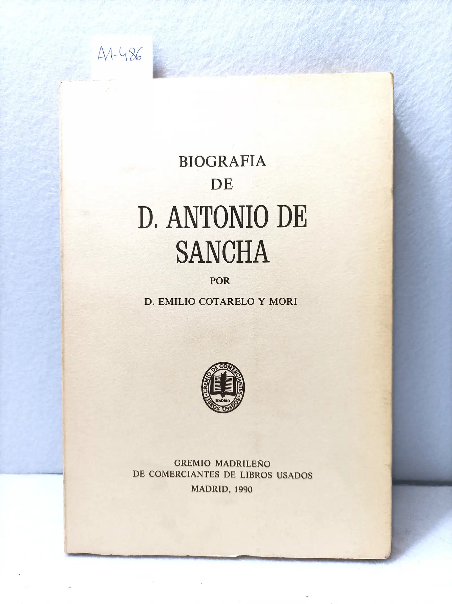 Biografía de D. Antonio de Sancha.