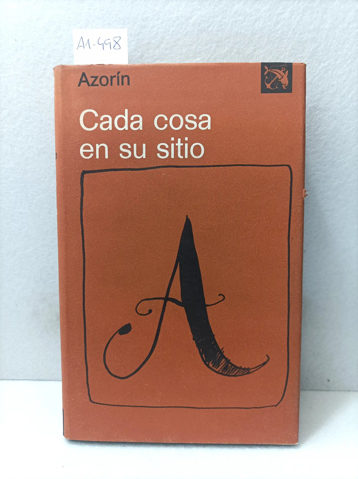 Cada cosa en su sitio.