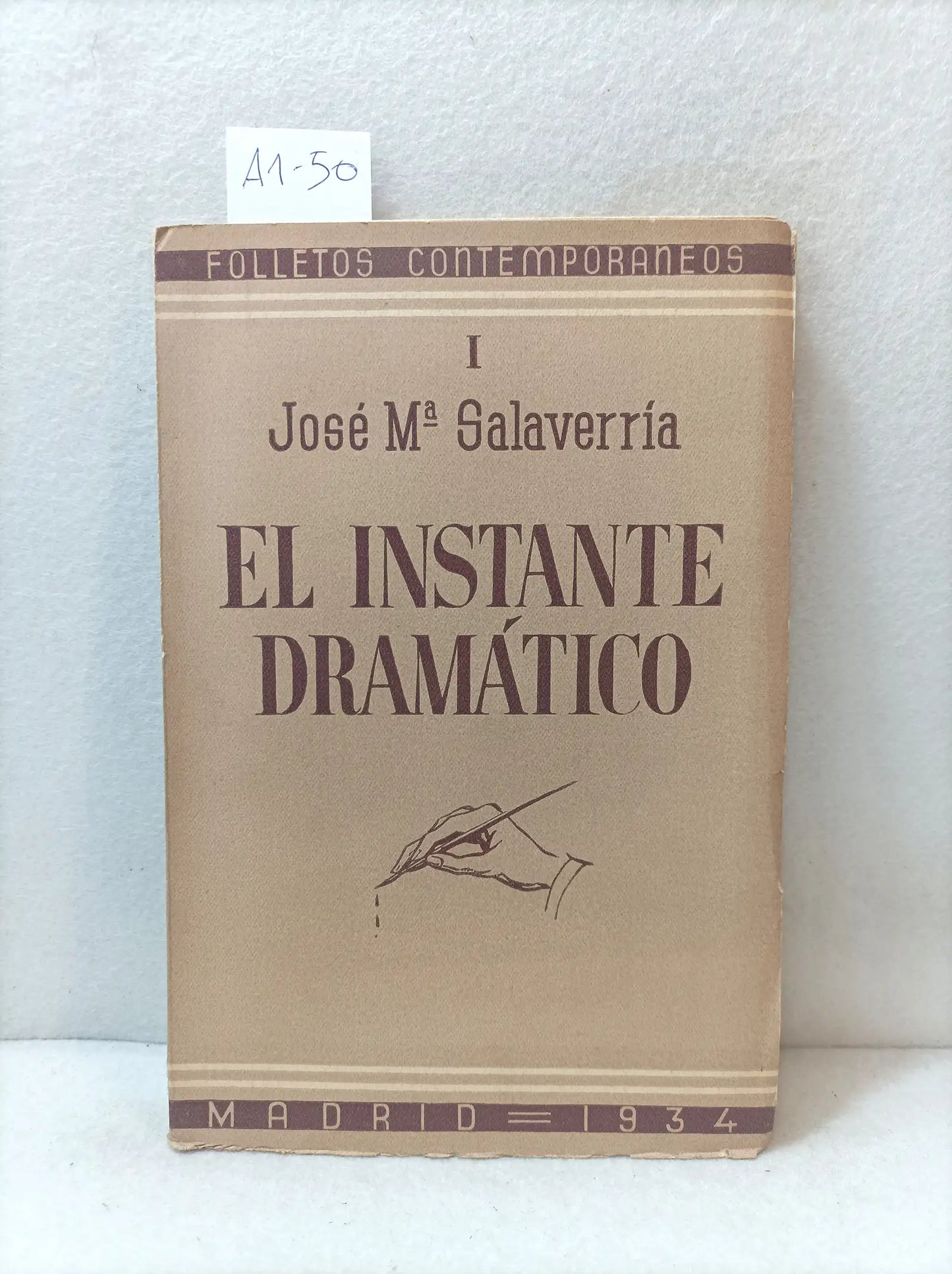 El instante dramático.