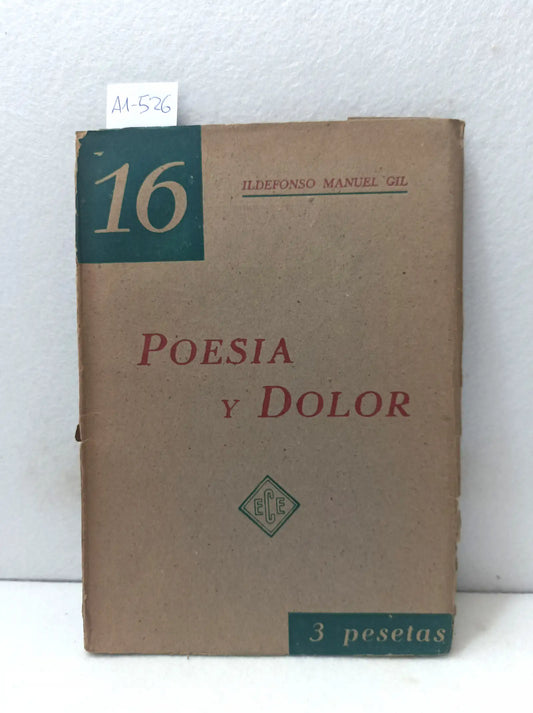 Poesía y dolor.