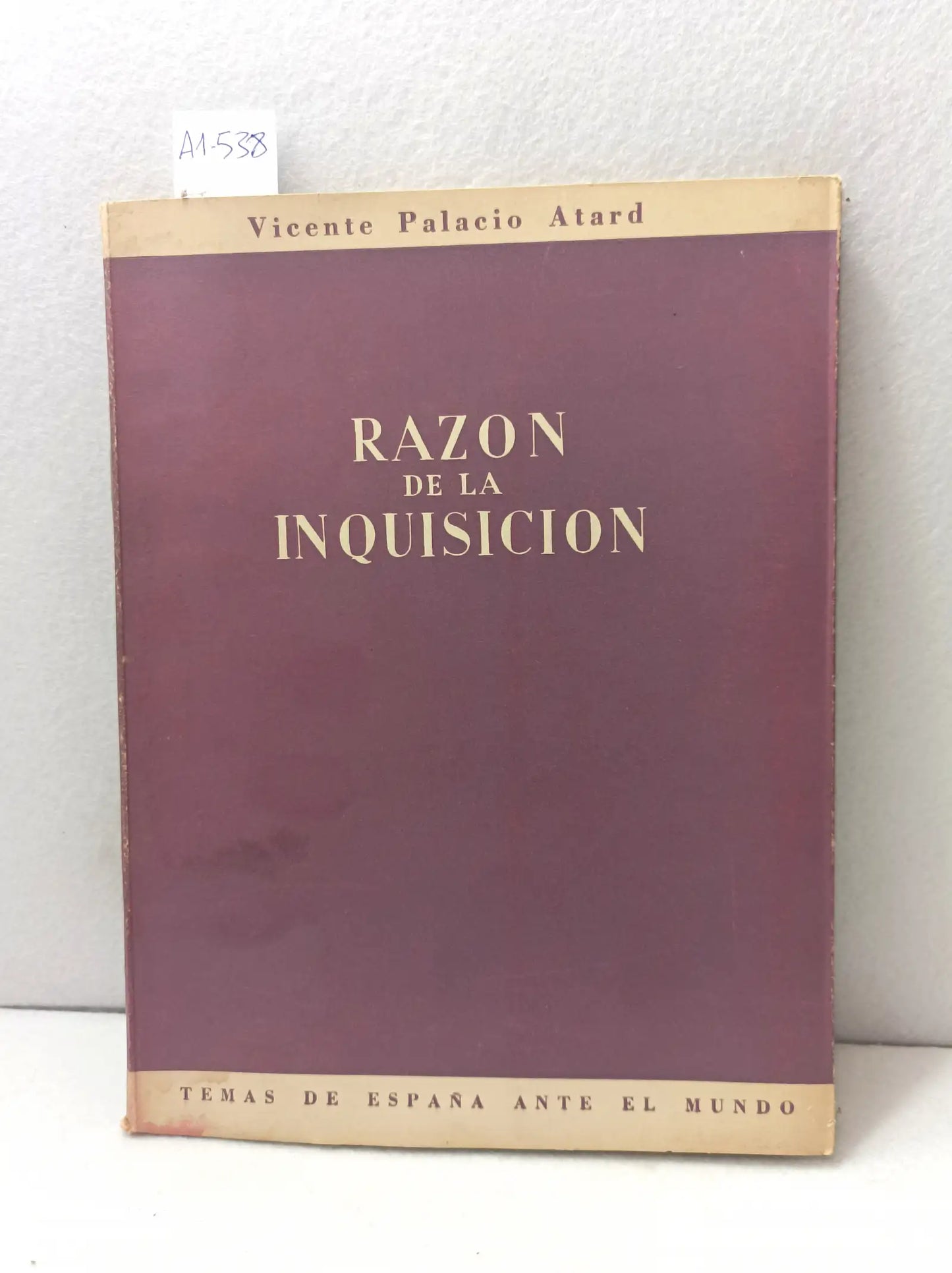 Razón de la inquisición.