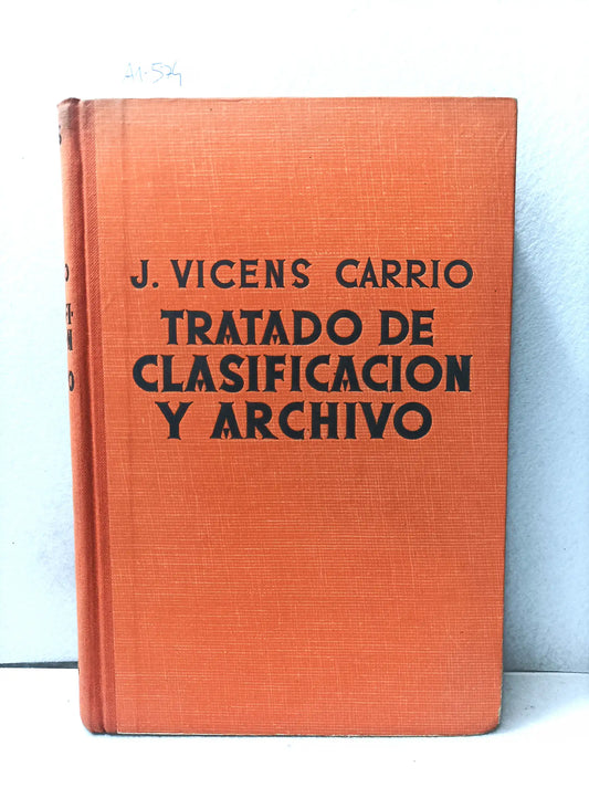 Tratado de clasificación y archivo.