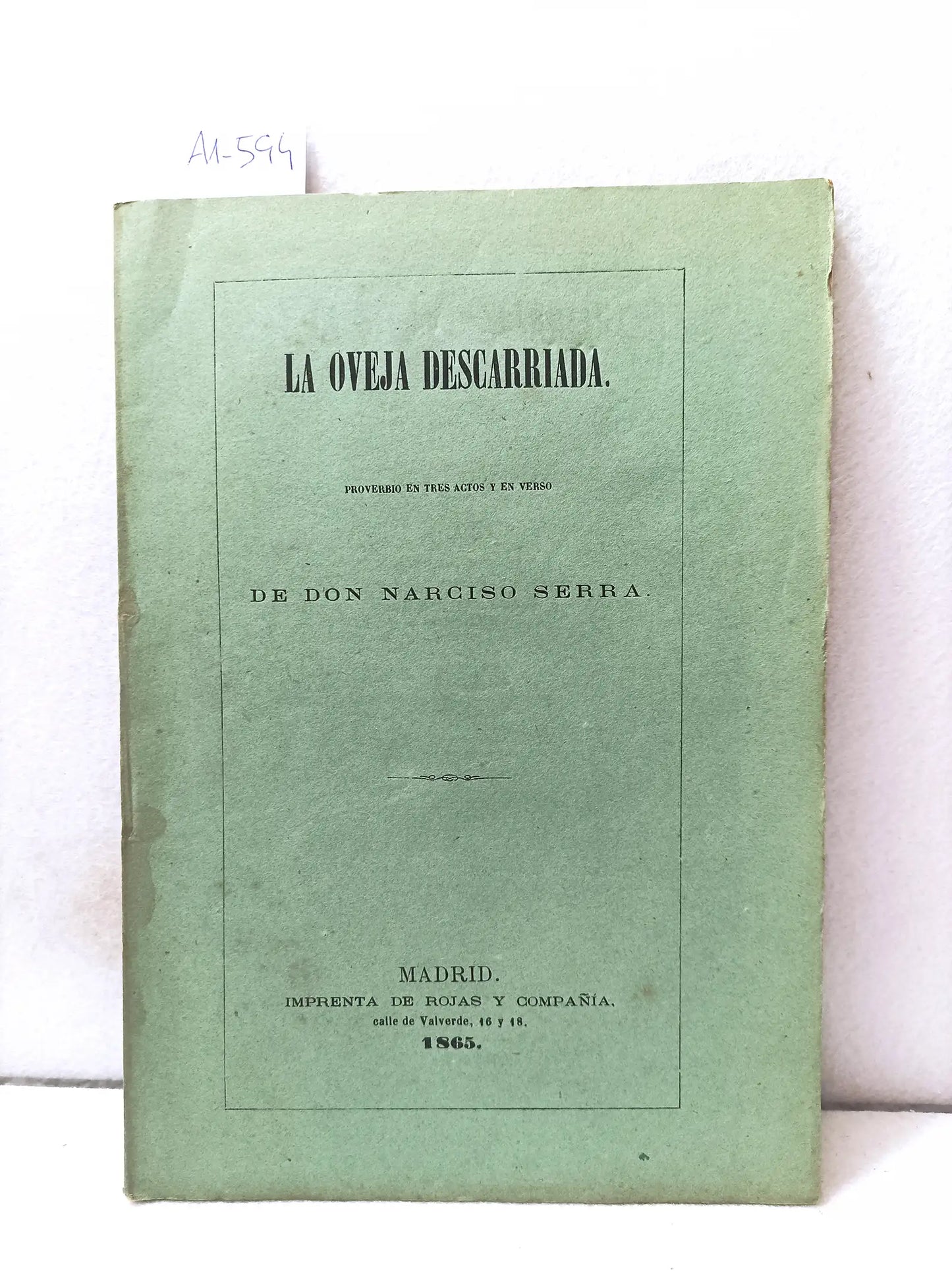 La oveja descarriada.