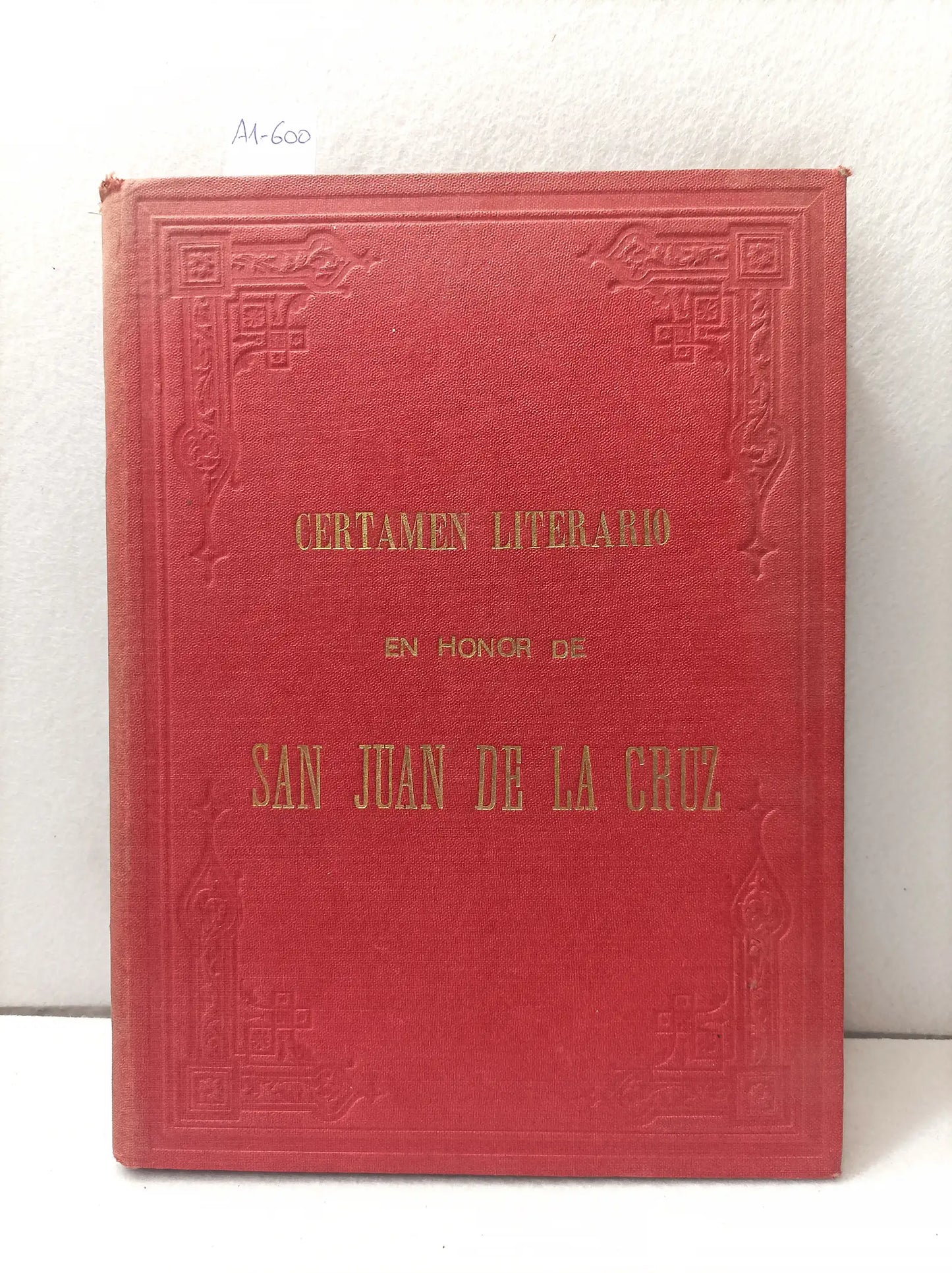 Certamen literario en honor de San Juan de la Cruz.
