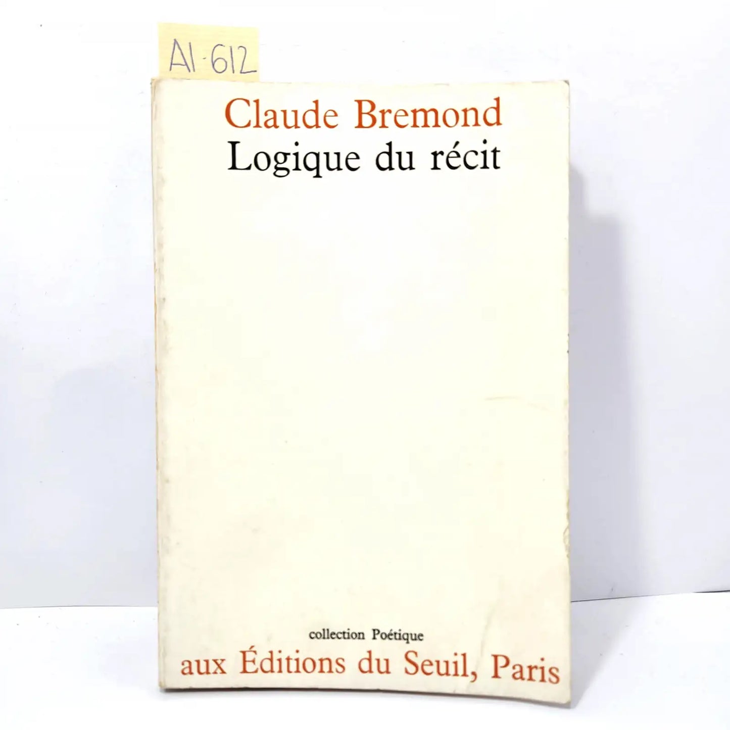 Logique du récit.