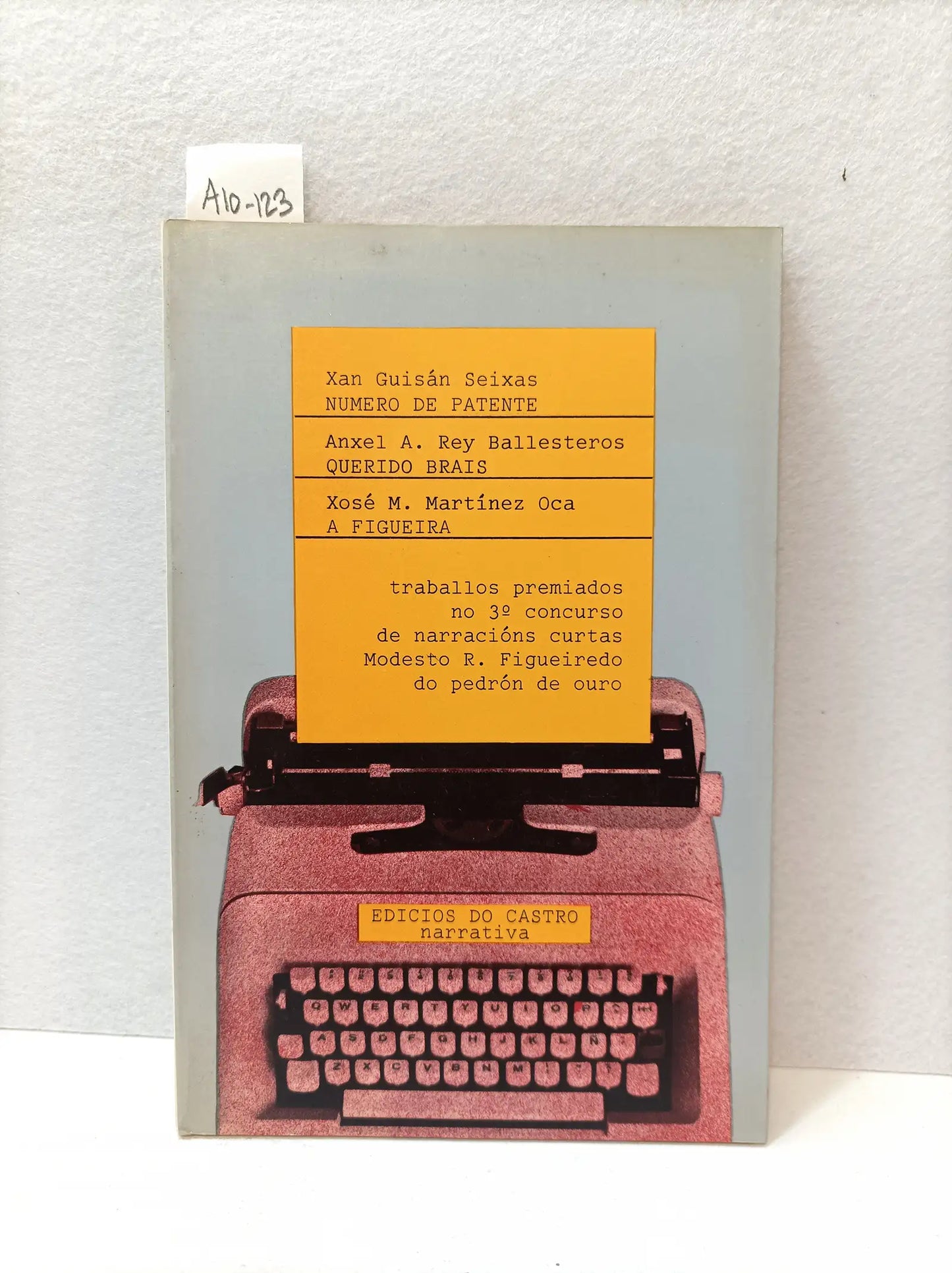 (Respectivamente): Número de patente / Querido Brais / A figueira.