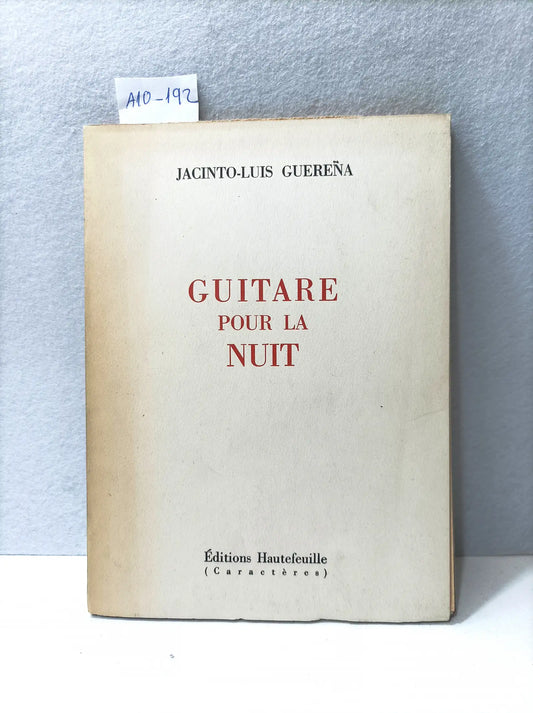 Guitare pour la nuit.