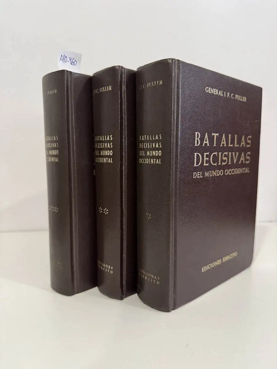 Batallas decisivas del mundo occidental (3 volúmenes).