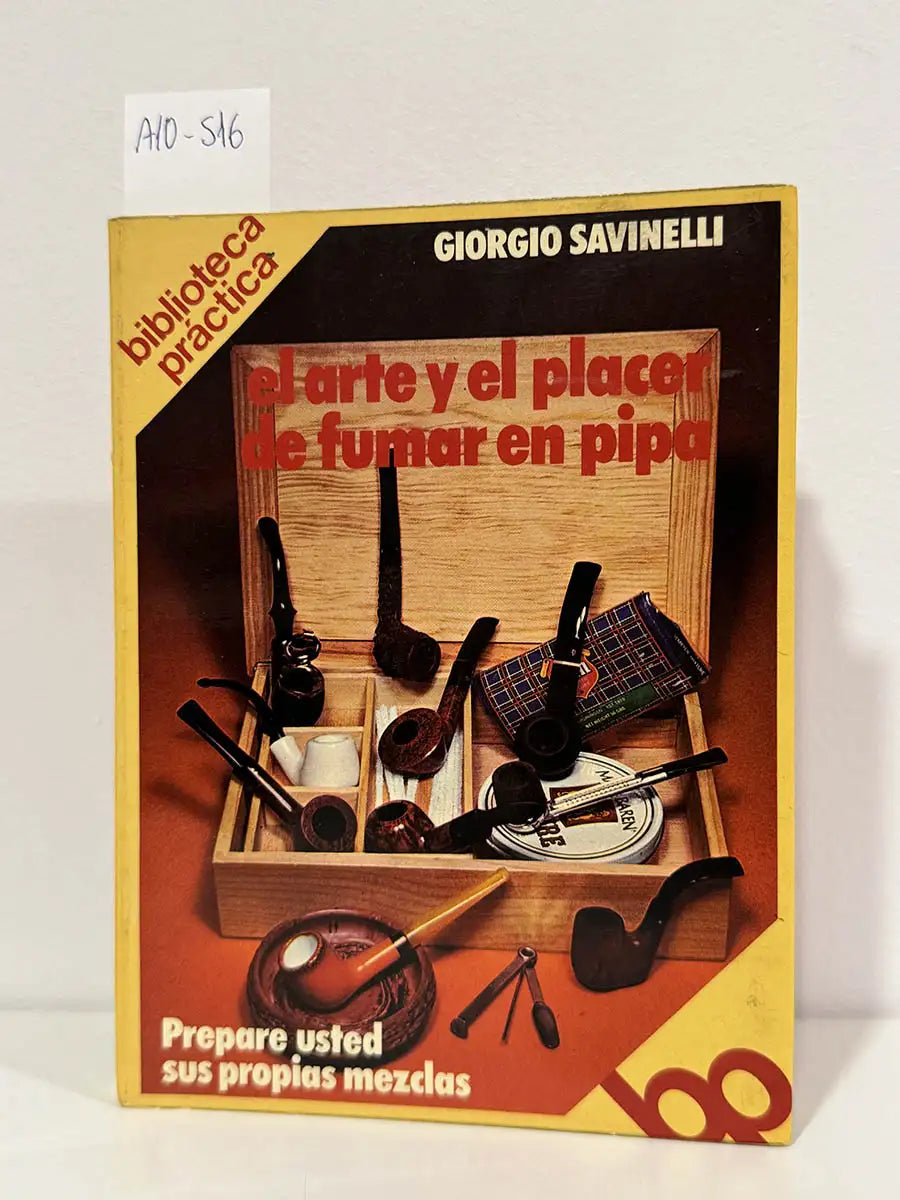 El arte y el placer de fumar el pipa.