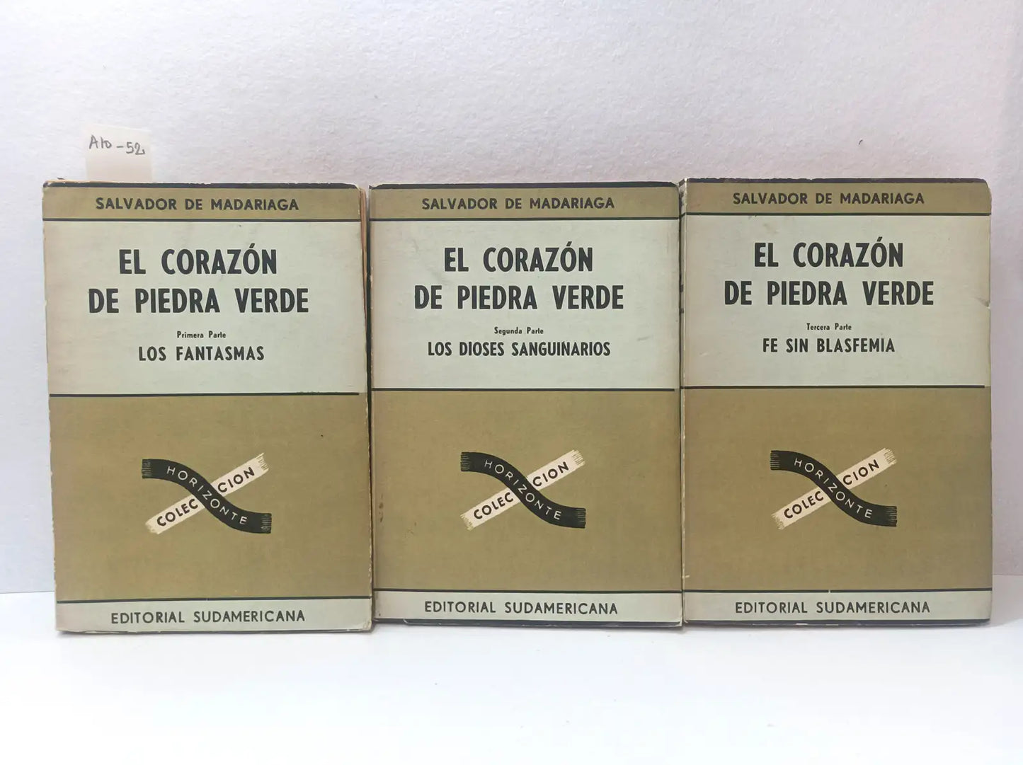 El corazón de pieda verde. (3 tomos: primera, segunda y tercera parte).