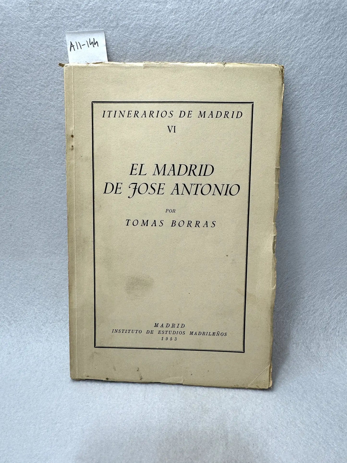 El Madrid de José Antonio.