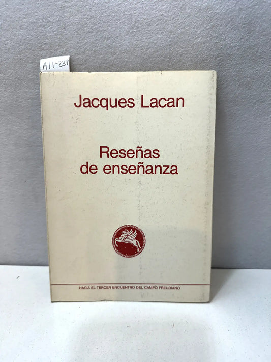 Reseñas de enseñanza (1964-68).