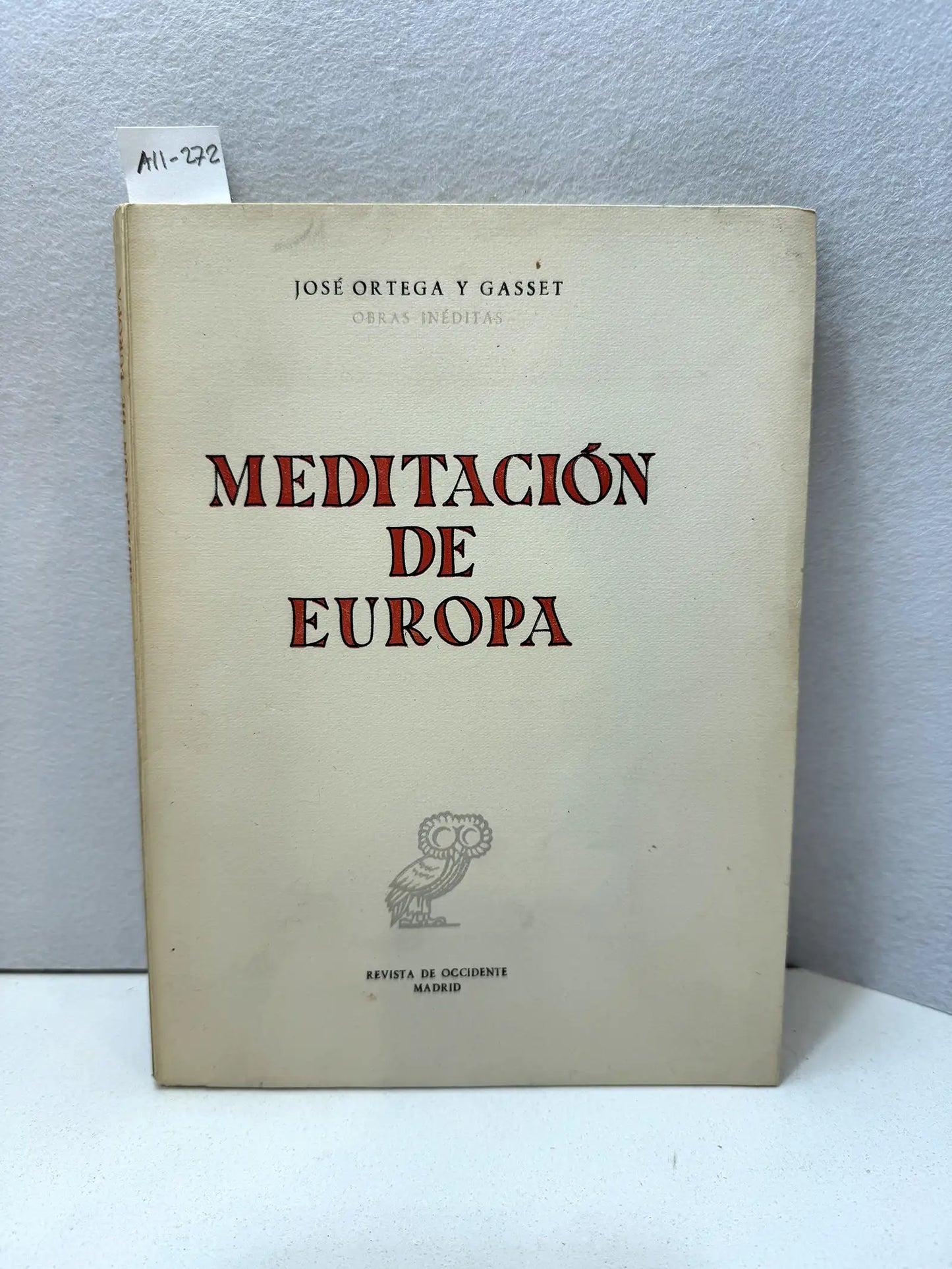 Meditación de Europa.