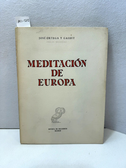 Meditación de Europa.