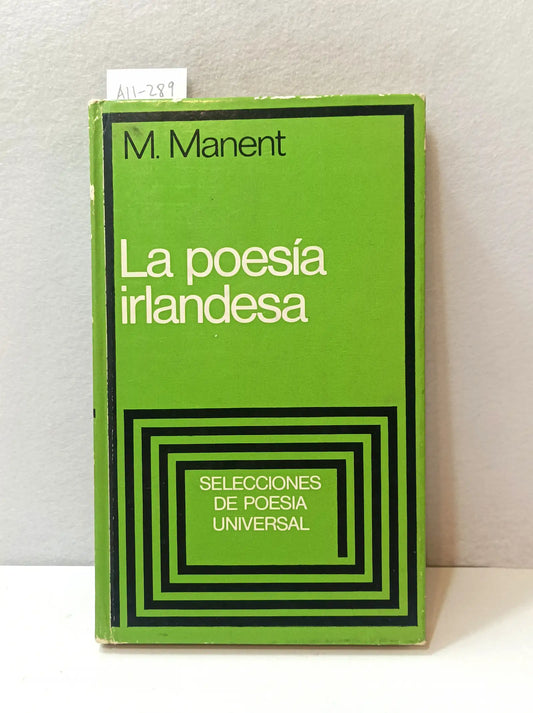 La poesía irlandesa.