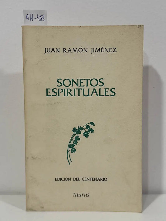 Sonetos espirituales.