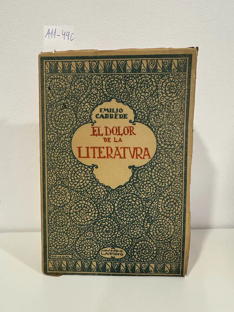 El dolor de la literatura.