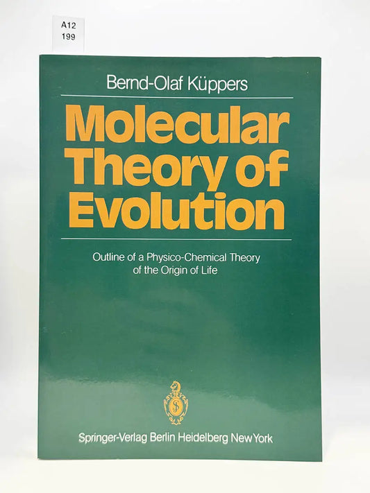 Molecular theory of evolution. Outline of a physico-chemical theory of the origin of life. Corrected 2nd printing…