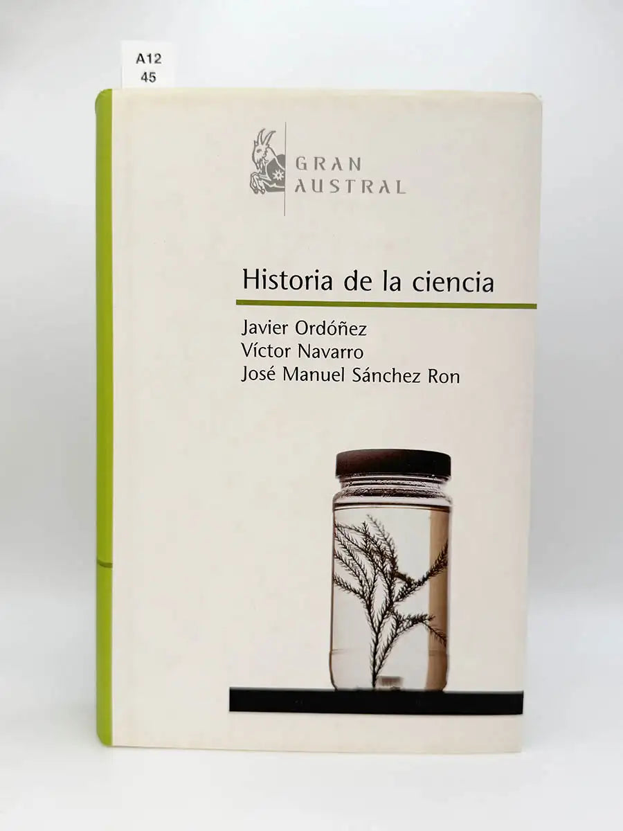 Historia de la ciencia – Javier Ordóñez