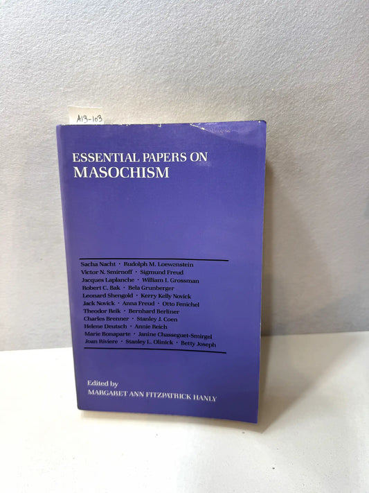 Essential papers on masochims