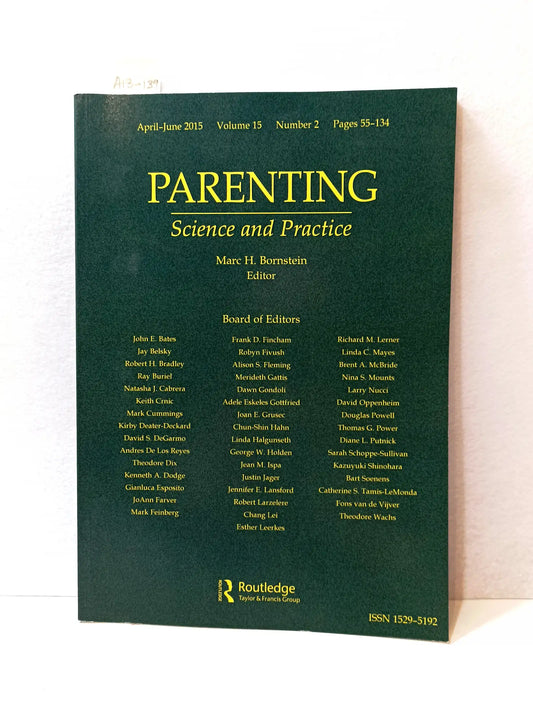 Parenting. Science and Practice. April-June 2015, Volume 15, Number 2.