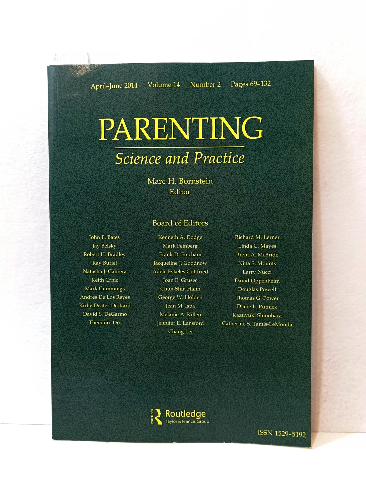 Parenting. Science and Practice. April-June 2014, Volume 14, Number 2.