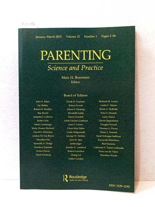 Parenting. Science and Practice. January-March 2015 Volume 15, Number1.