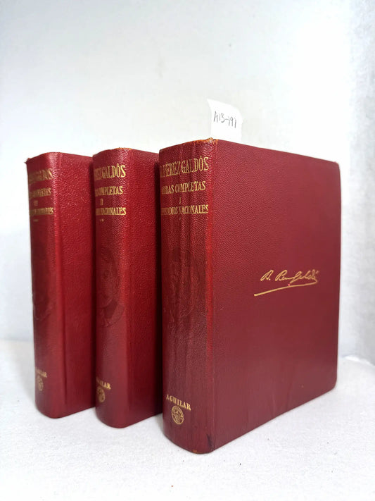 (O. C.) Episodios Nacionales, tomos I, II y III.