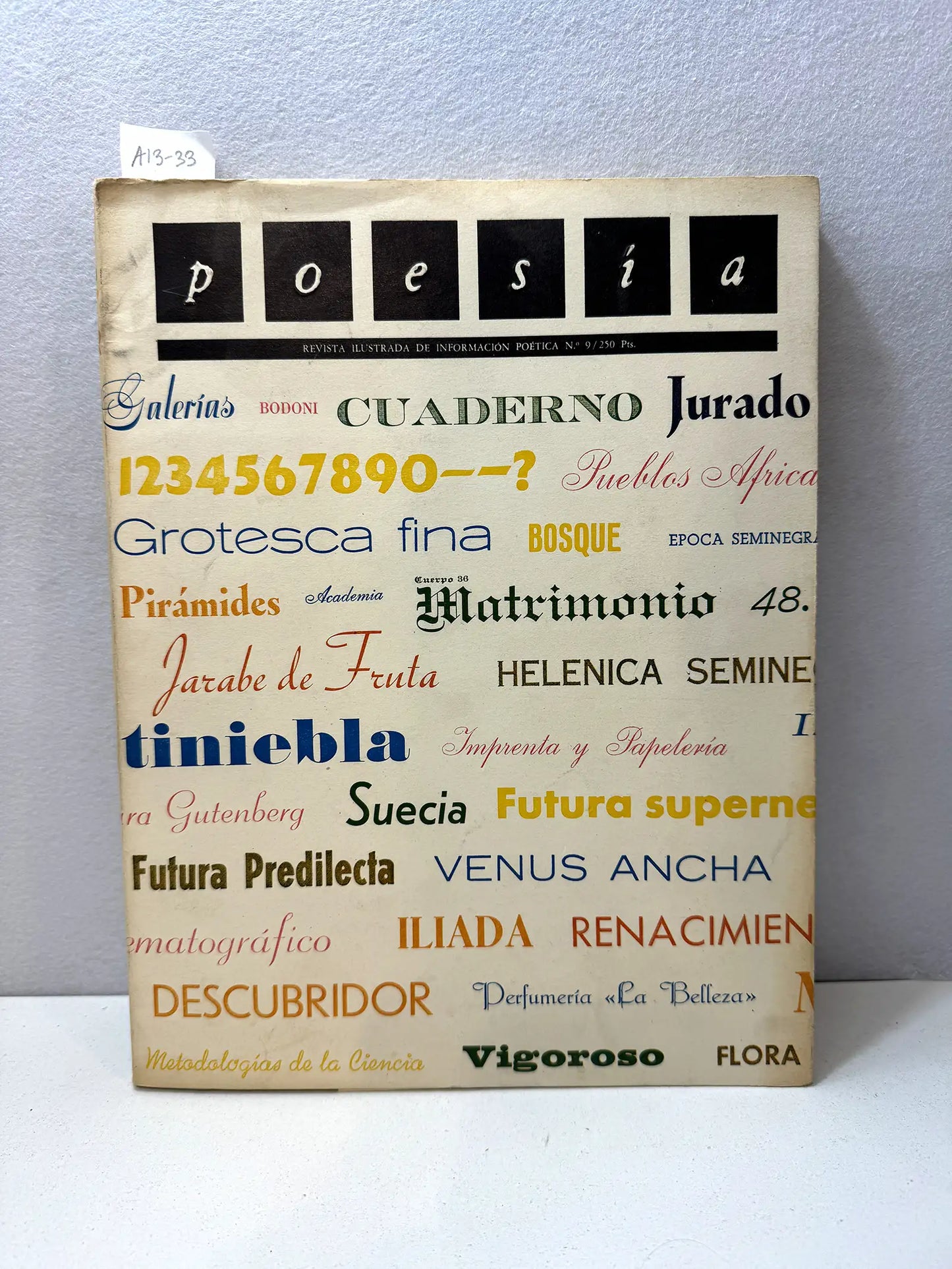 Poesía. Revista ilustrada de información poética. Nº 9.