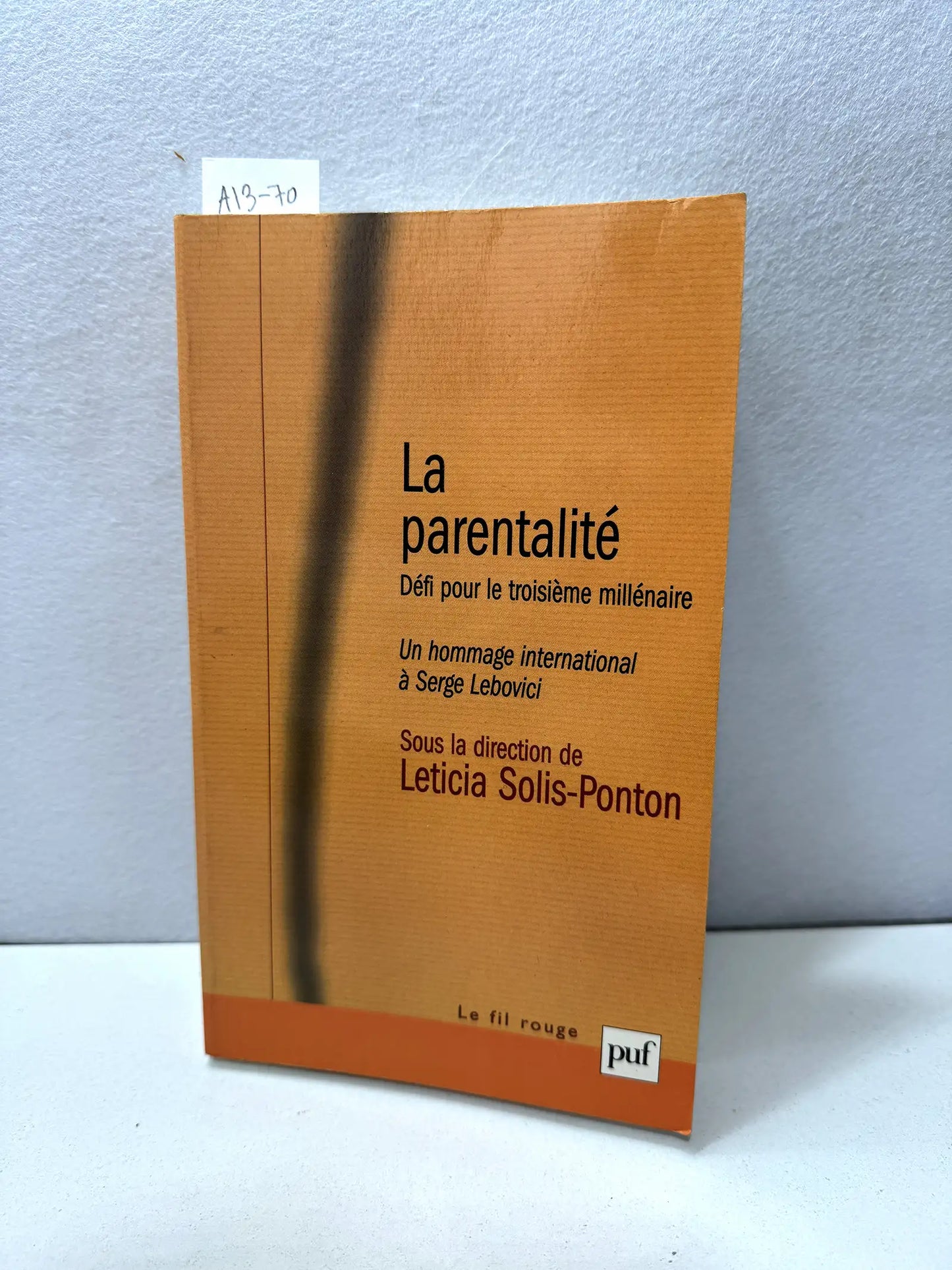La parentalité. Défi pour le troisiéme millénaire. Un hommage international a Serge Lebovici.