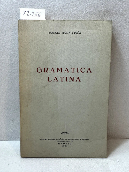 Gramática latina.