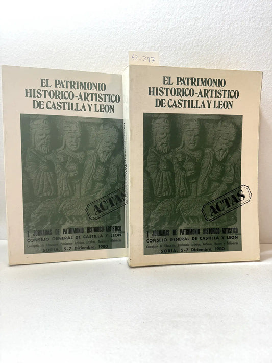 El patrimonio histórico-artístico de Castilla y León. Actas de las I jornadas de patrimonio histórico-artístico. 2 tomos.